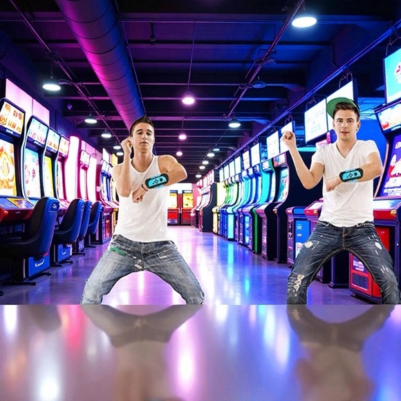 NEW•JUST DANCE WRISTBANDS -2PK-4 COUNT•NEW IN BOX - Picture 1 of 16